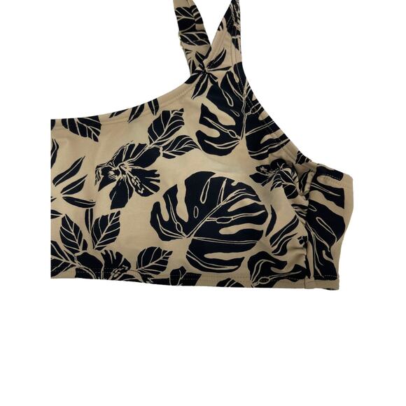 Xhilaration Brown Palm Tree Print Swim Bikini Top Women's Size XL - Picture 3 of 7